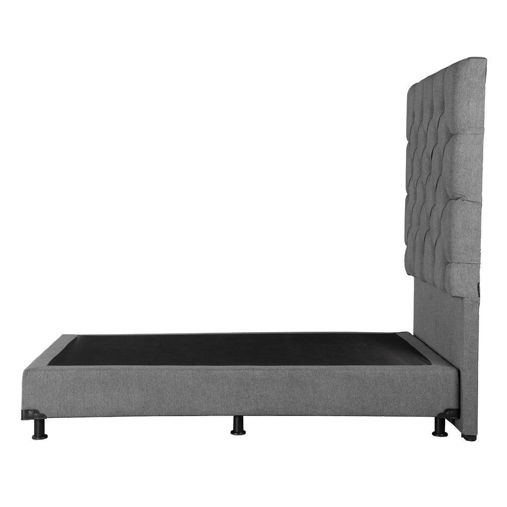 Foto 5 pulgar | Cabecera Dicasa Capri + Box Gris King Size