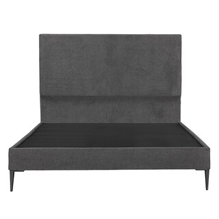 Foto 2 | Cabecera Dicasa Myko + Base Cama Slim Gris King Size