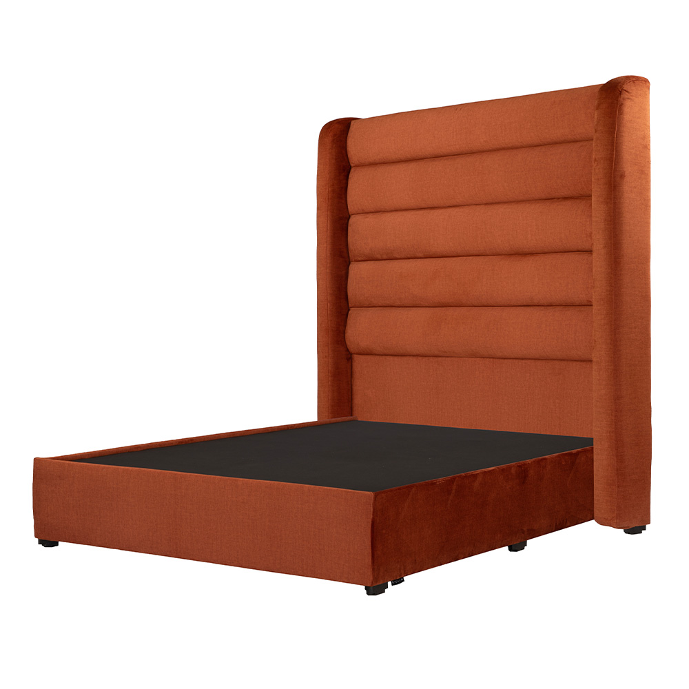 Cabecera Dicasa Polar + Base Cama Ladrillo Matrimonial