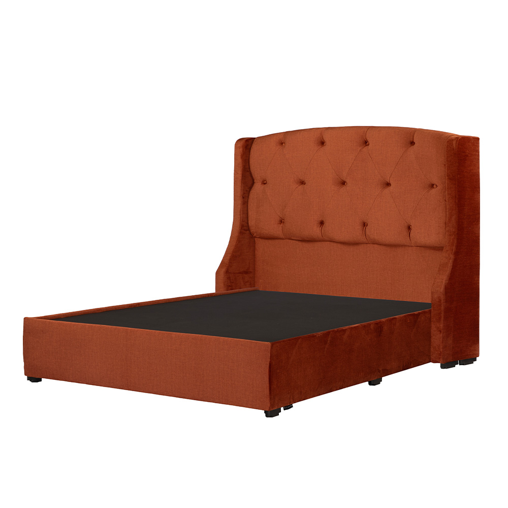Cabecera Dicasa Zefyr + Base Cama Ladrillo Matrimonial