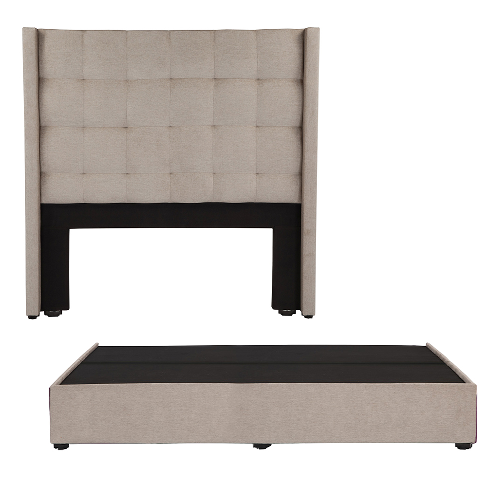 Foto 2 | Cabecera Dicasa Titan Arena + Base Cama King Size + Almohada Oso 2 + Sabanas Basic