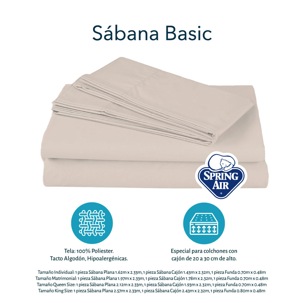 Foto 5 | Cabecera Dicasa Titan Arena + Base Cama King Size + Almohada Oso 2 + Sabanas Basic