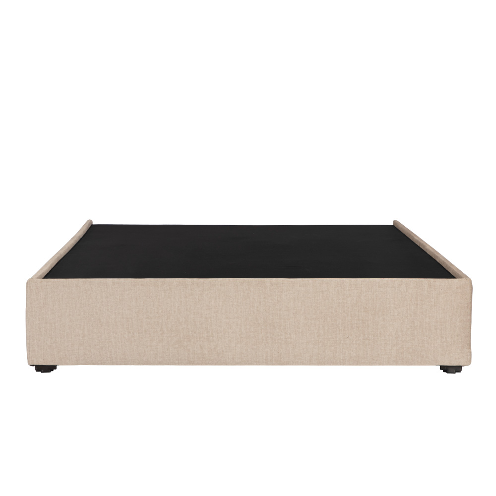 Foto 4 pulgar | Cabecera Dicasa Tartuk Beige Matrimonial + Base Cama + Almohada Oso 2 + Sábanas Basic