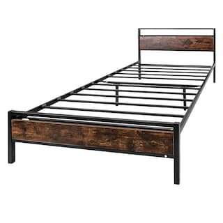 Foto 1 | Base Cama Country Tipo Madera Individual Moderna Metal Acero Houzer