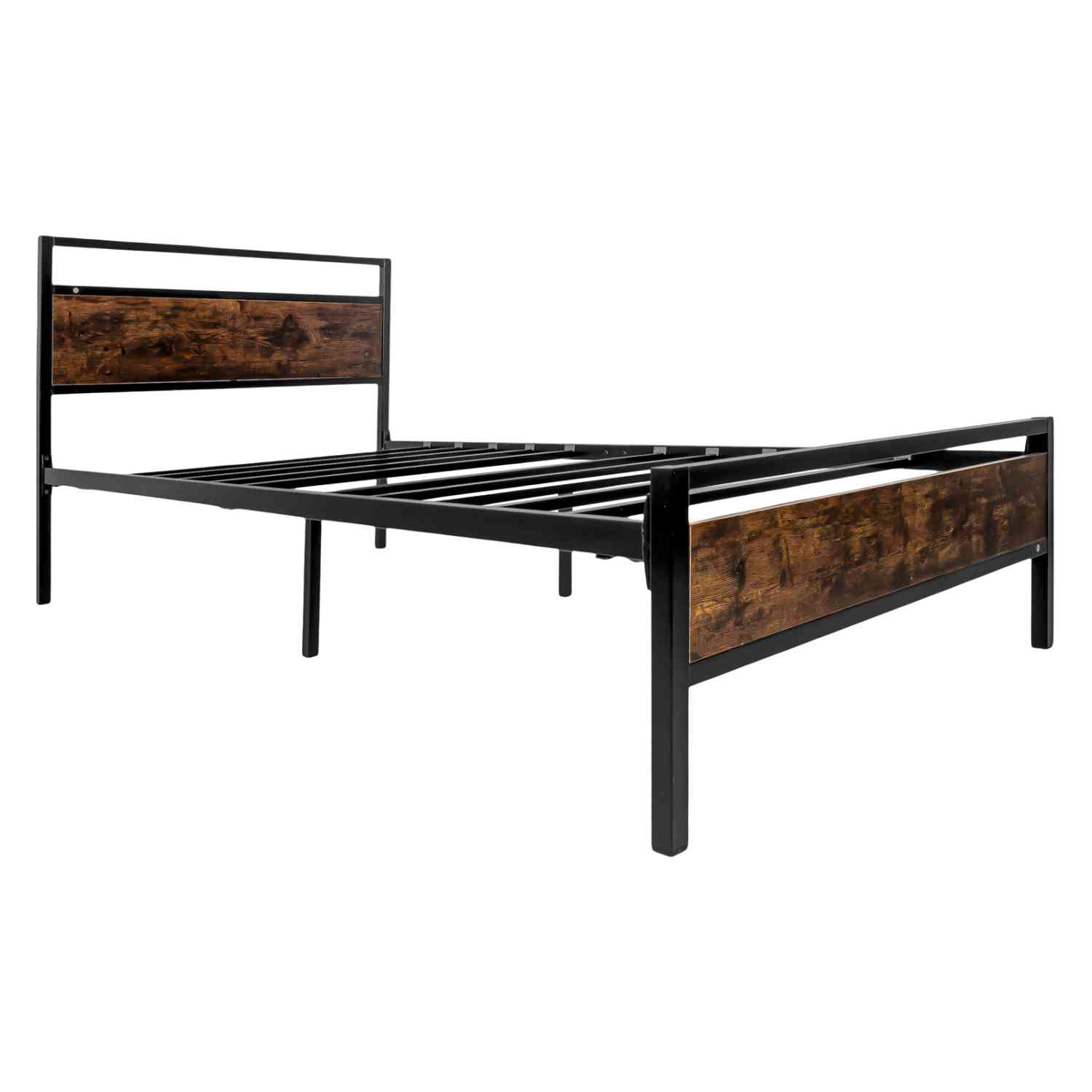 Foto 4 pulgar | Base Cama Country Tipo Madera Individual Moderna Metal Acero Houzer