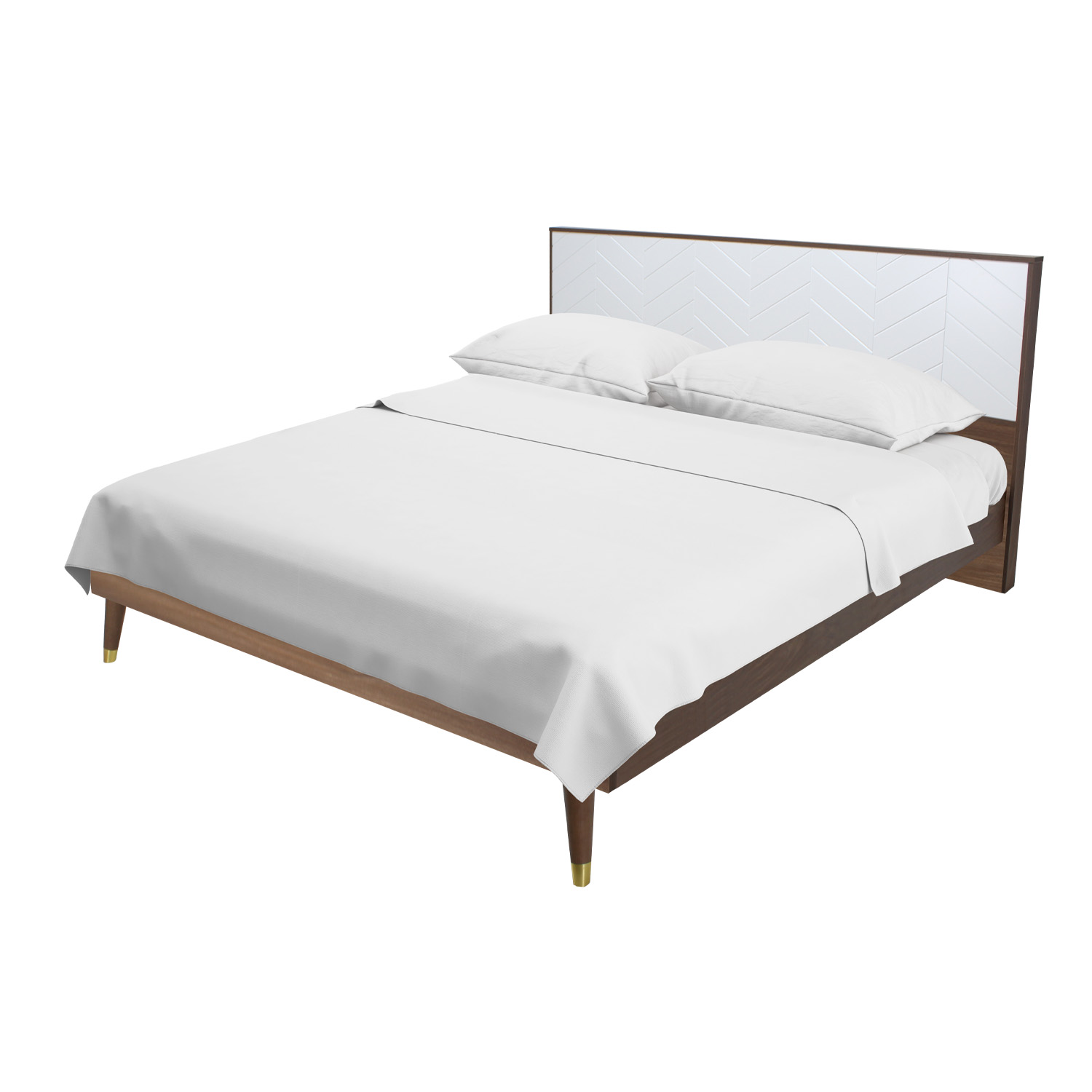 Foto 3 pulgar | Cama Queen Size Teramo S51 Nogal