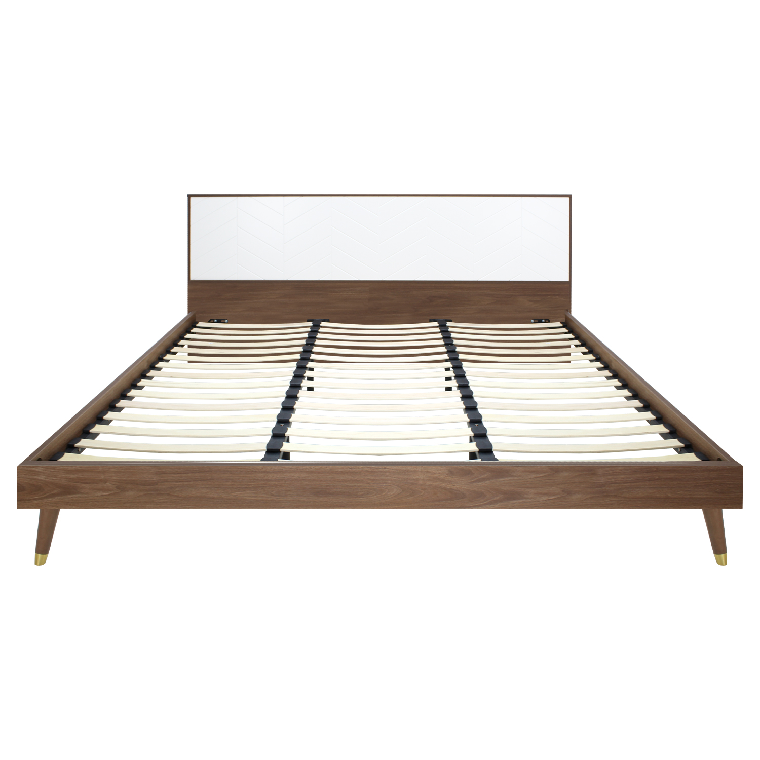 Foto 4 pulgar | Cama Queen Size Teramo S51 Nogal