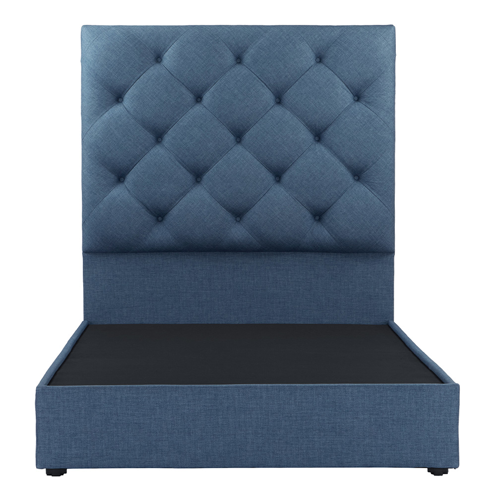 Foto 2 | Cabecera Dicasa Ikki + Base Cama Azul King Size