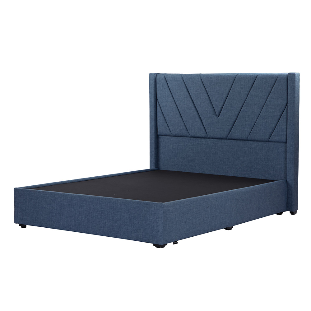 Foto 1 | Cabecera Dicasa Aurora + Base Cama Azul Matrimonial