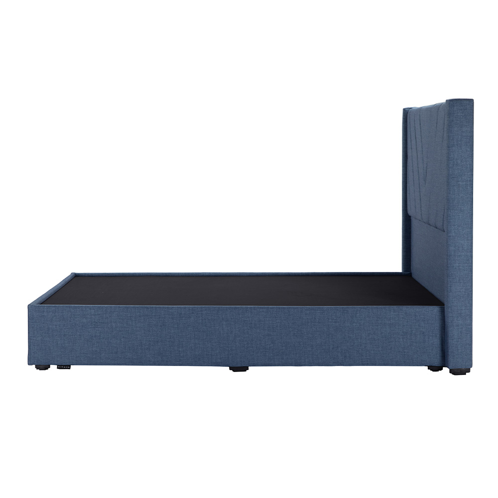 Foto 4 pulgar | Cabecera Dicasa Aurora + Base Cama Azul Matrimonial
