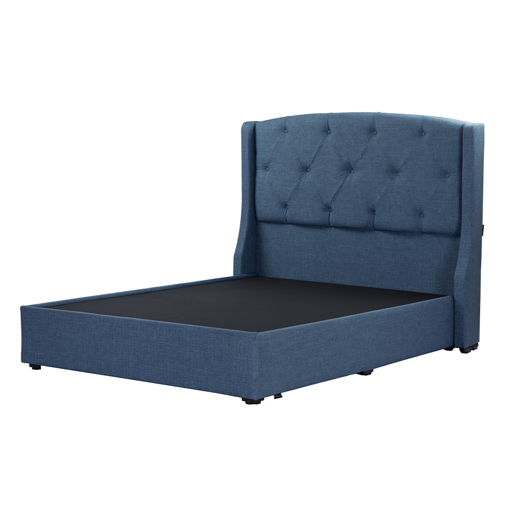 Foto 1 | Cabecera Dicasa Zefyr + Base Cama Azul Matrimonial