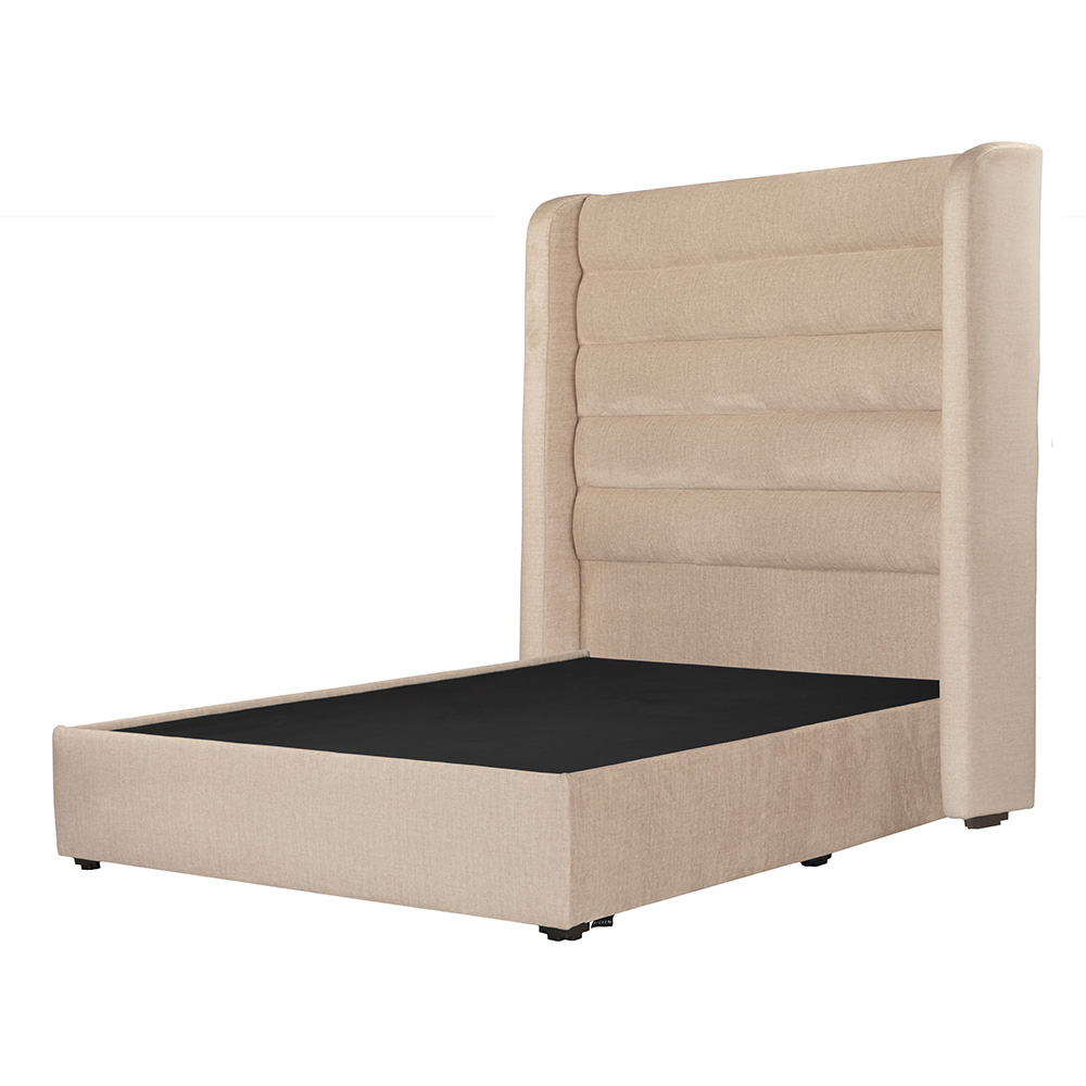 Foto 3 pulgar | Cabecera Dicasa Polar Beige + Base Cama Beige Matrimonial