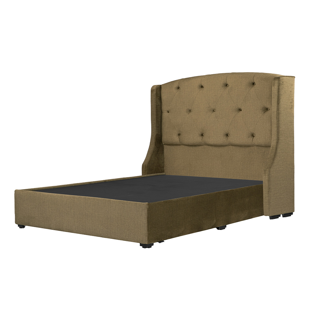 Cabecera Dicasa Zefyr Verde + Base Cama Verde Matrimonial