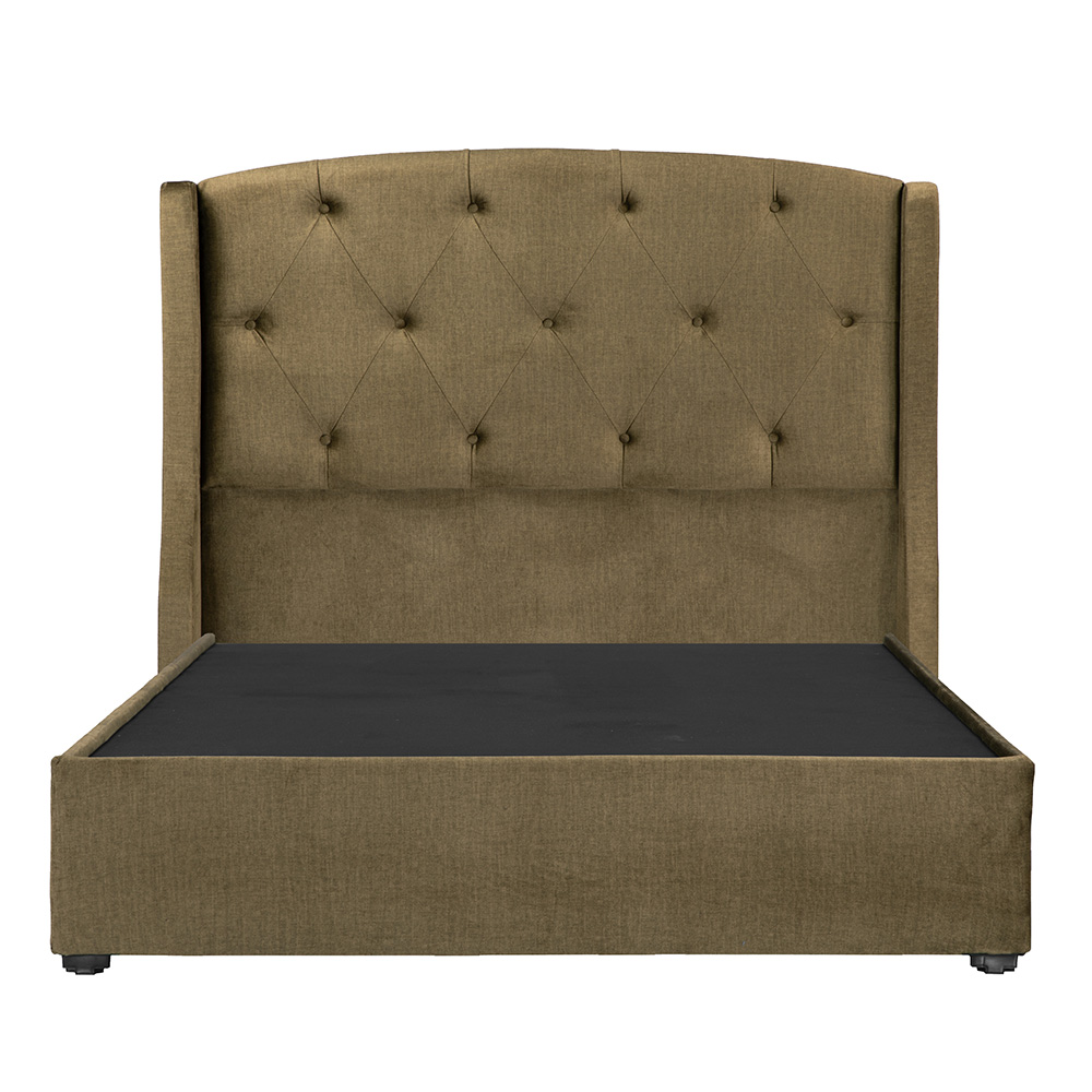 Foto 3 pulgar | Cabecera Dicasa Zefyr Verde + Base Cama Verde Matrimonial