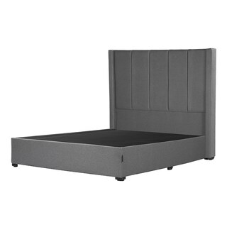 Foto 1 | Cabecera Dicasa Nizza Gris + Base Cama Gris Individual