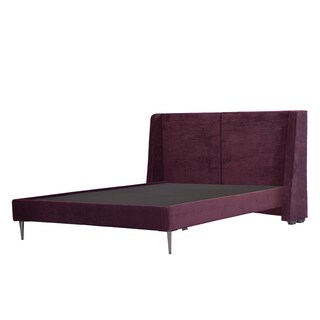 Foto 3 | Cabecera Dicasa Milan Morado + Base Cama Slim Morado Queen Size