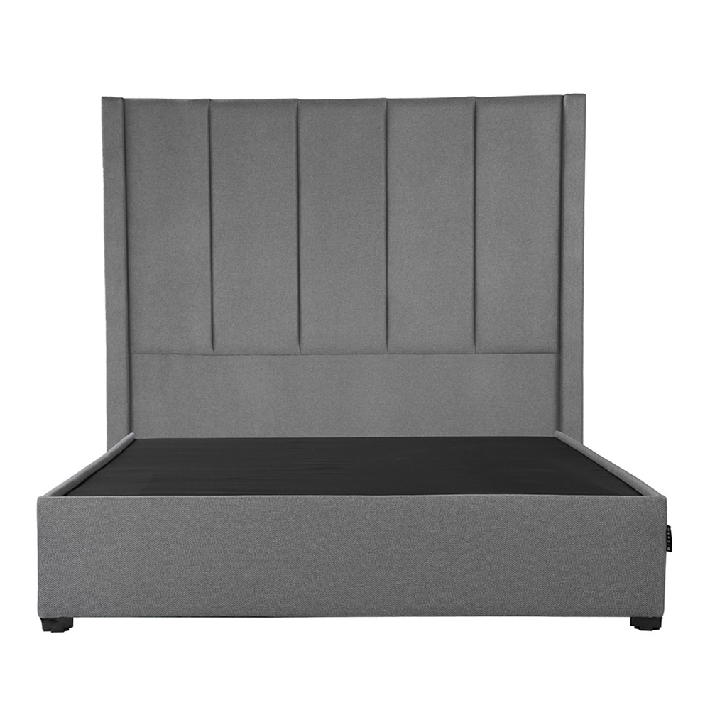 Foto 3 pulgar | Cabecera Dicasa Nizza Gris + Base Cama Gris King Size
