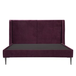 Foto 2 | Cabecera Dicasa Milan Morado + Base Cama Slim Morado Matrimonial