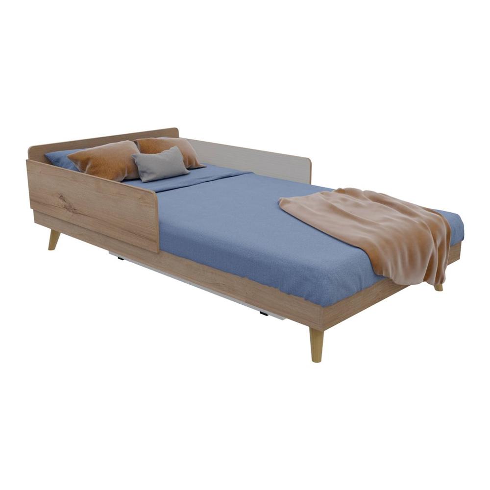 Foto 3 pulgar | Cama Kreo 1m Color Duna Blanco