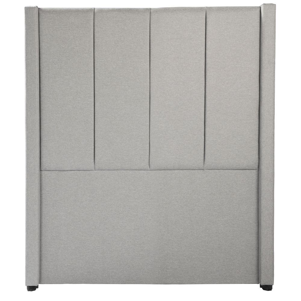 Foto 2 | Cabecera Dicasa Nizza Gris Matrimonial + Base Cama + Almohada 2pack + Protector Cloud + Sabanas Soft + Edredon Homy