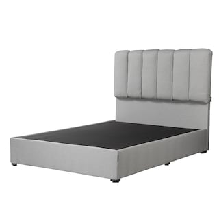 Foto 2 | Cabecera Dicasa Kami Gris Queen Size + Base Cama + Almohada 2pack + Protector Cloud+ Sabanas Softy
