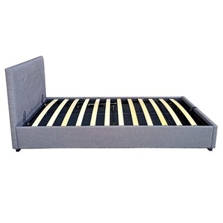 Foto 4 | Base Cama Box Abatible Individual De Metal Madera Con Tapiz