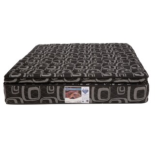 Foto 4 | Cabecera Dicasa Aurora Negro Matrimonial + Base Cama Slim + Colchon Spring Air Morgan