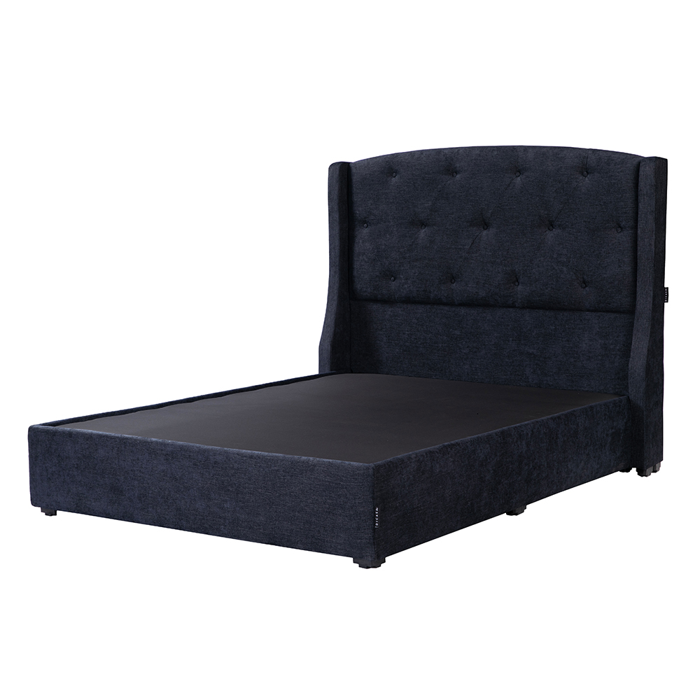 Foto 2 | Cabecera Dicasa Zefyr Azul Queen Size + Base Cama + Colchon Restonic Trini