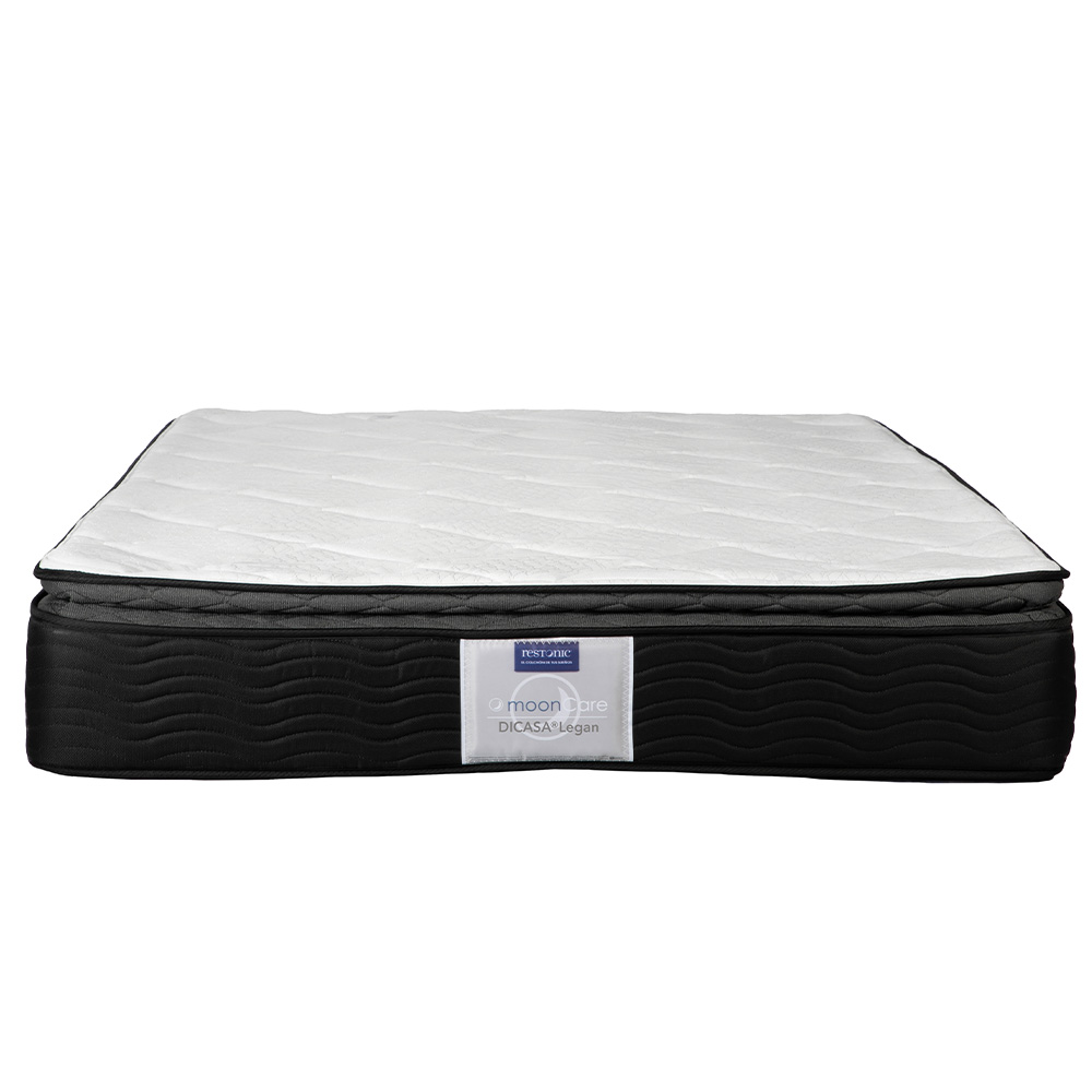 Foto 4 | Cabecera Dicasa Mary Gris Matrimonial + Base Cama + Colchon Restonic Legan