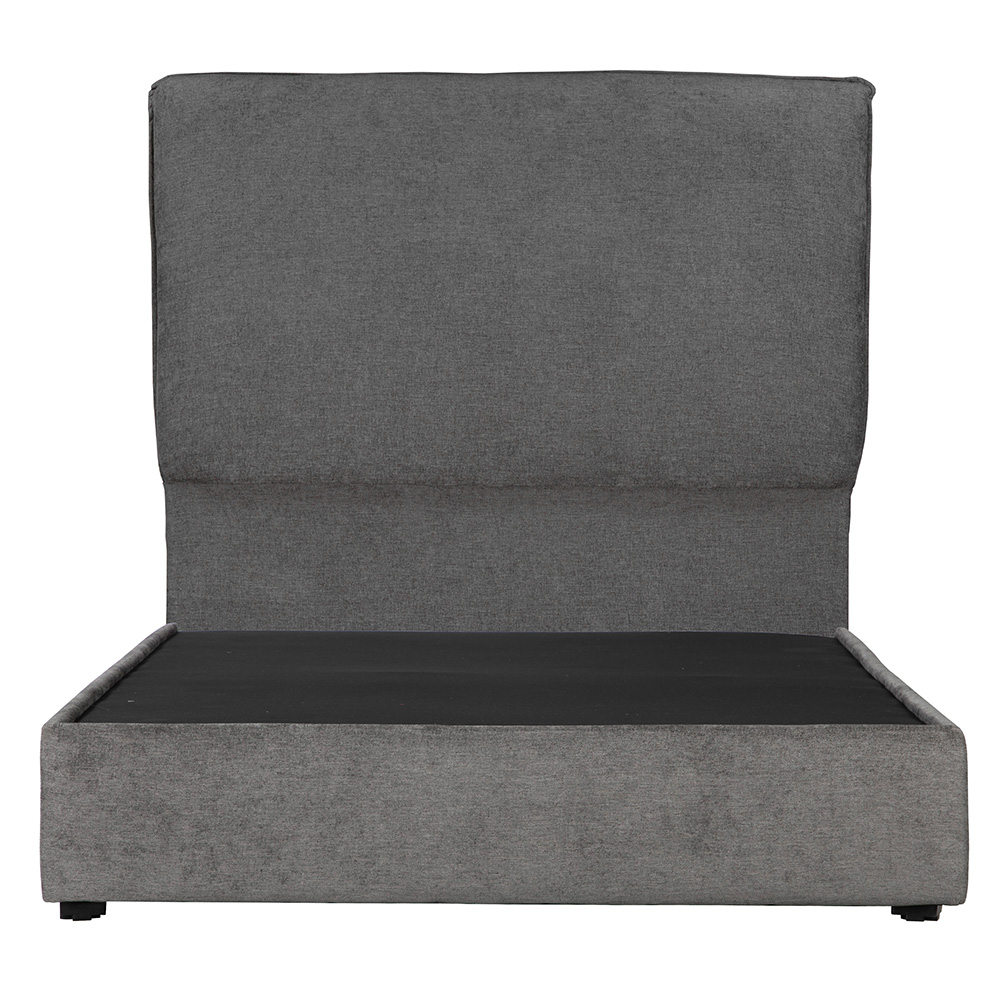 Foto 3 pulgar | Cabecera Split Gris Oscuro Matrimonial + Base Cama