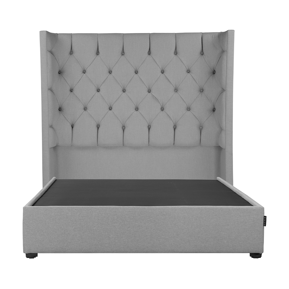 Foto 1 | Cabecera Tartuk Gris  Individual + Base Cama