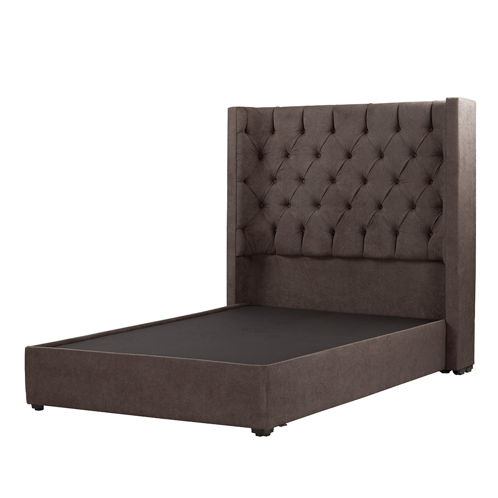 Foto 1 | Cabecera Tartuk Chocolate Matrimonial + Base Cama