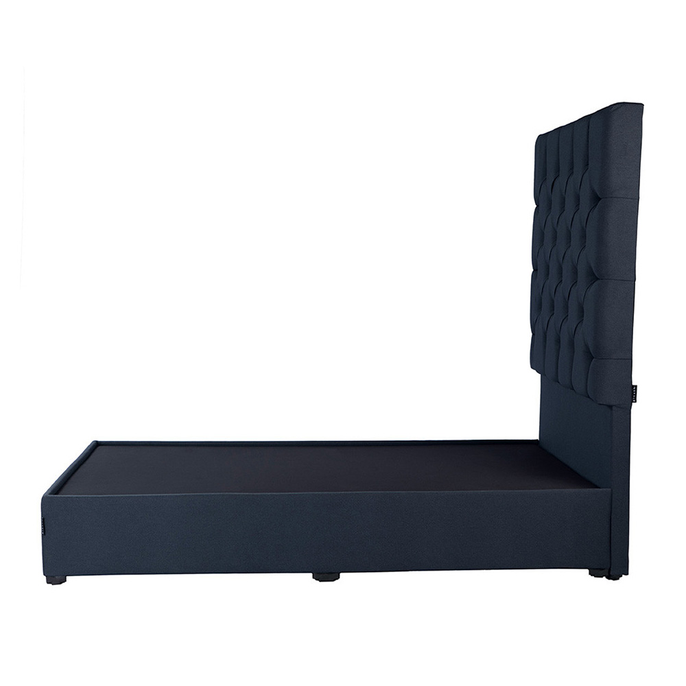 Foto 4 pulgar | Cabecera Dicasa Capri Azul King Size + Base Cama