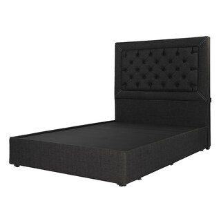 Foto 1 | Cabecera Dicasa Mary Negro Individual + Base Cama