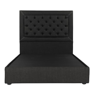 Foto 2 | Cabecera Dicasa Mary Negro Individual + Base Cama
