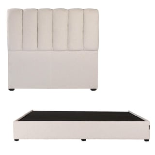 Foto 1 | Cabecera Dicasa Kami Crema King Size + Base Cama