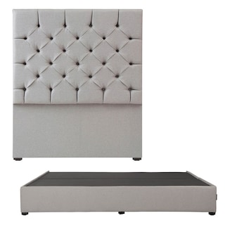 Foto 1 | Cabecera Dicasa Capri Gris King Size + Base Cama