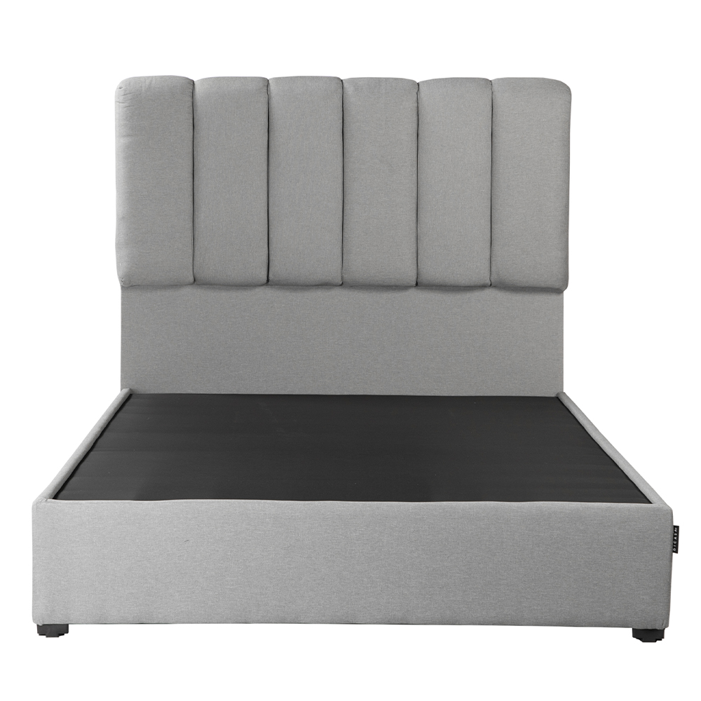 Foto 3 pulgar | Cabecera Dicasa Kami Gris King Size + Base Cama
