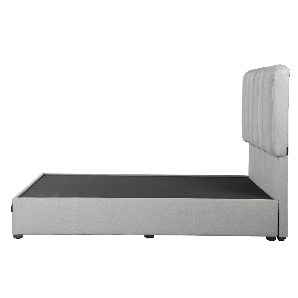 Foto 4 pulgar | Cabecera Dicasa Kami Gris King Size + Base Cama