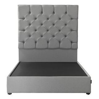 Foto 2 | Cabecera Dicasa Capri Gris Matrimonial + Base Cama