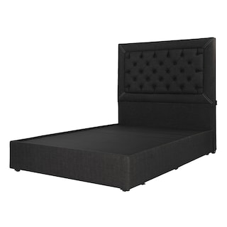 Foto 1 | Cabecera Dicasa Mary Negro Matrimonial + Base Cama