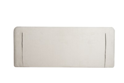 Foto 7 | Cama Matrimonial Con Cabecera Y Base Beige En Tela Premium. Rellena De Hule Espuma Y Estructura De Madera Maciza