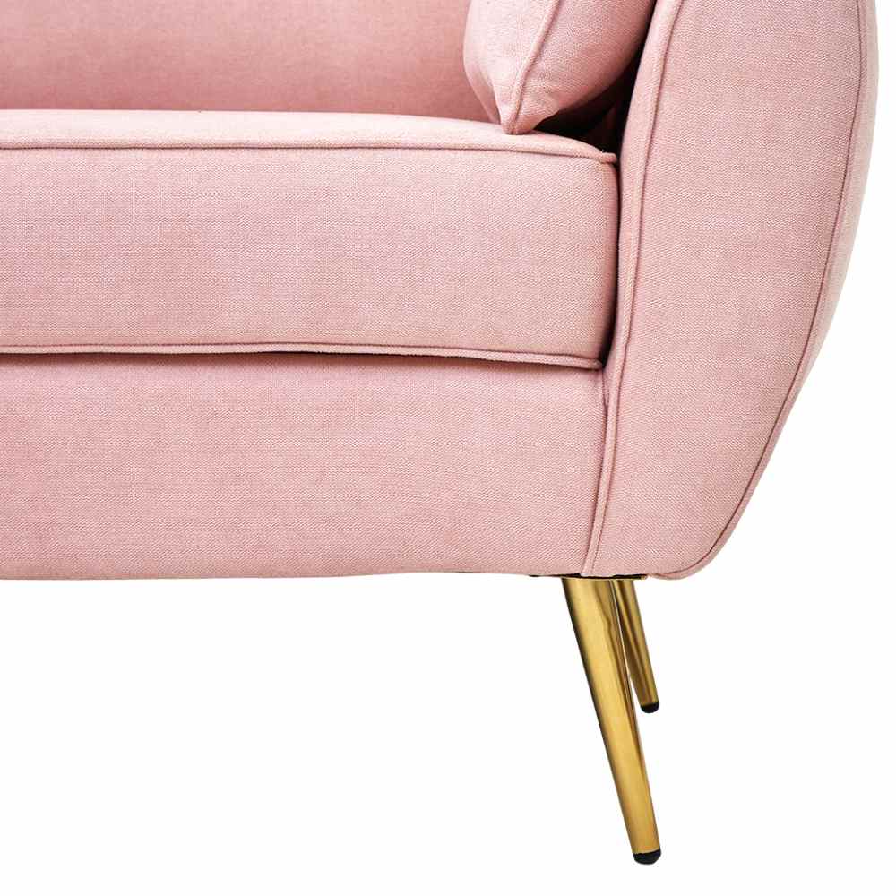 Foto 4 pulgar | Sofá Alterego Boho Rosa
