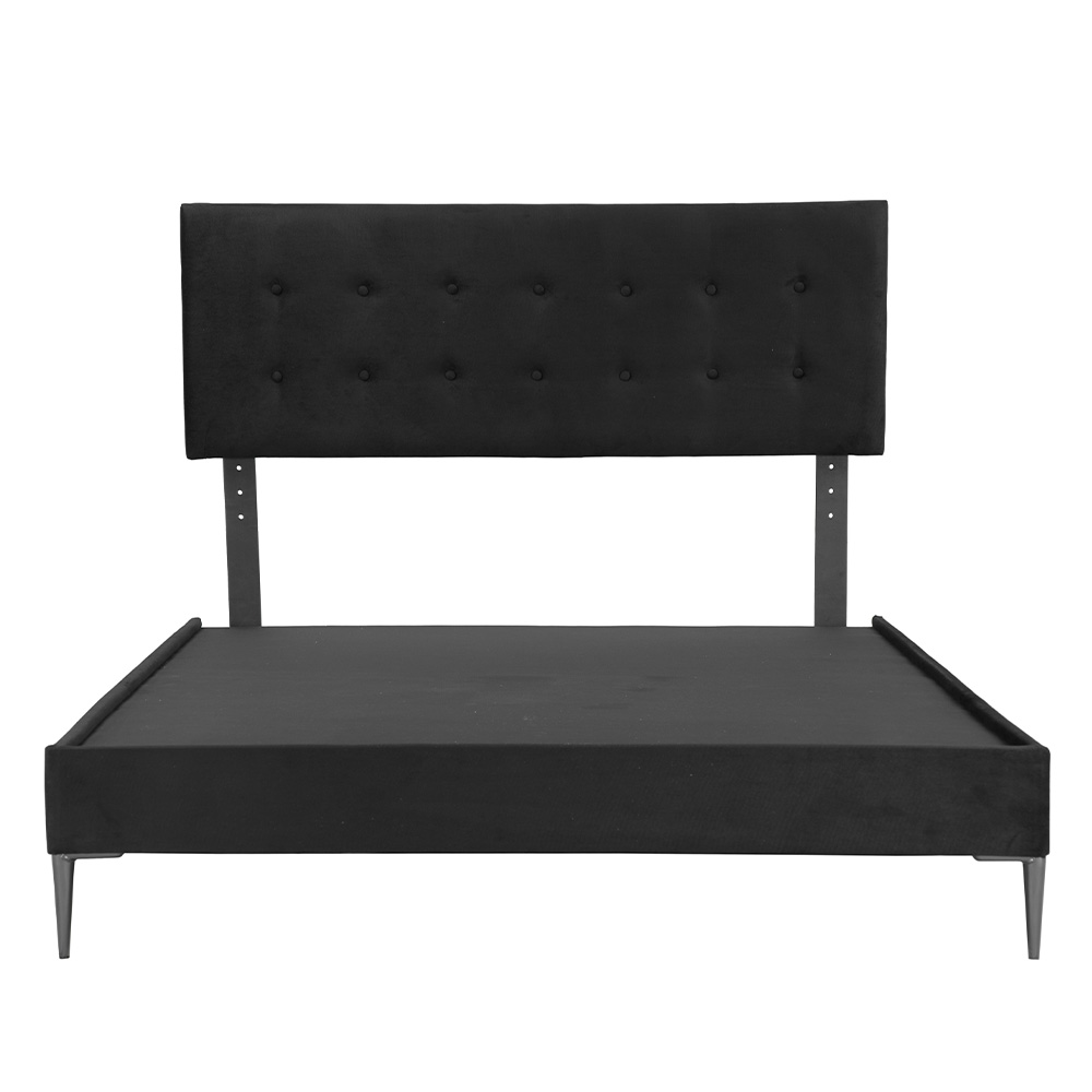 Foto 1 | Cabecera Dicasa Bilbao Color Negro Queen Size + Base Cama Slim Dicasa Color Negro Queen Size