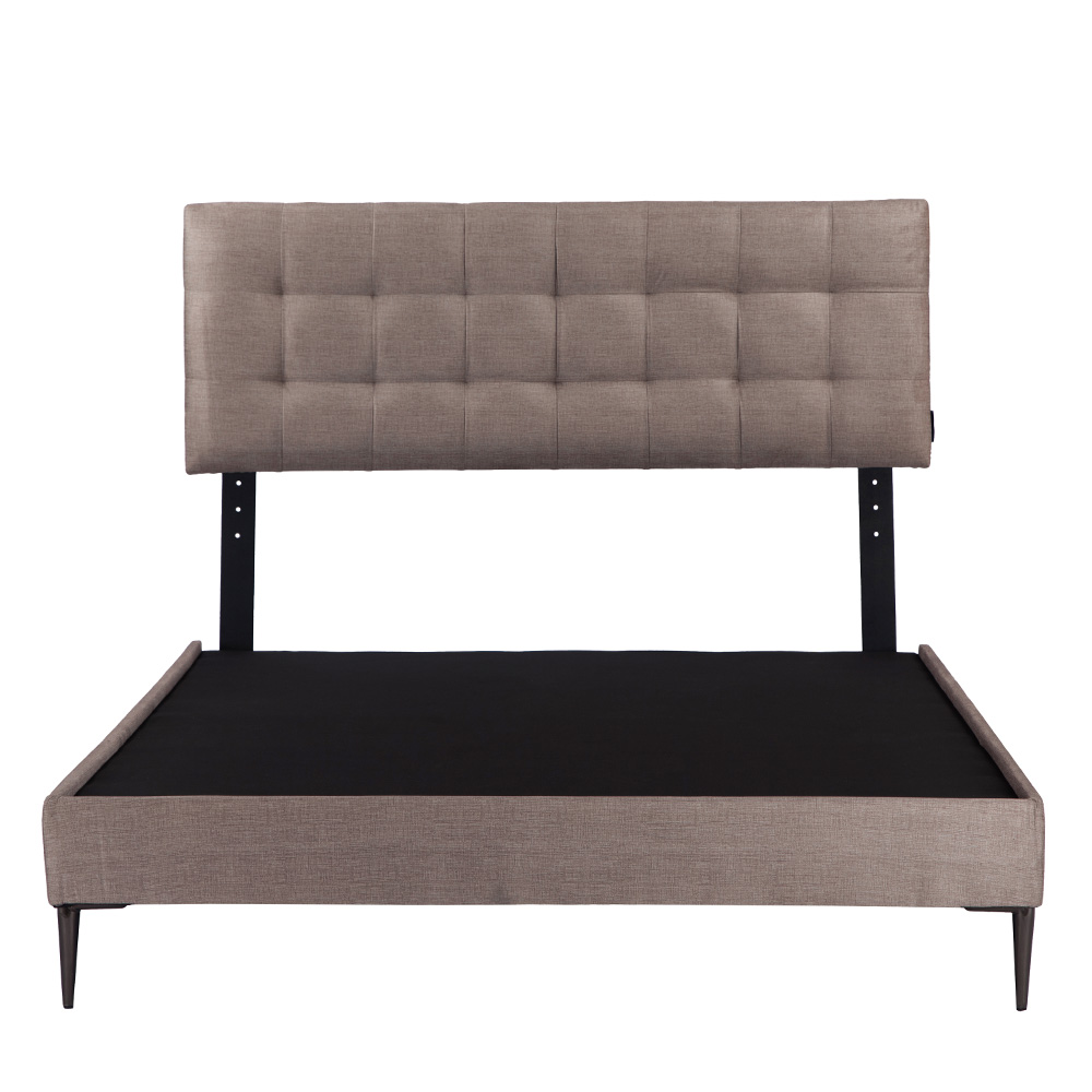 Cabecera  Dicasa Catania Color Café Matrimonial + Base Cama Slim  Dicasa Color Café Matrimonial