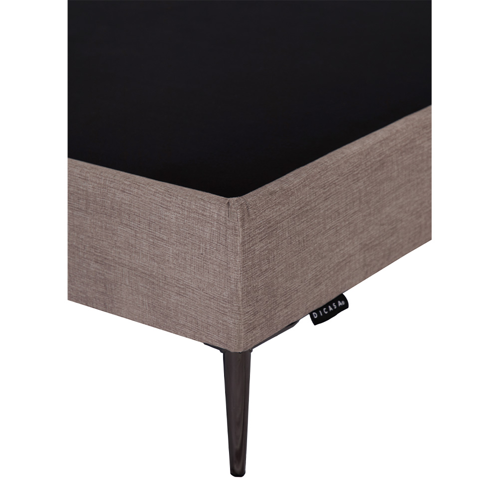 Foto 5 | Cabecera  Dicasa Catania Color Café Matrimonial + Base Cama Slim  Dicasa Color Café Matrimonial