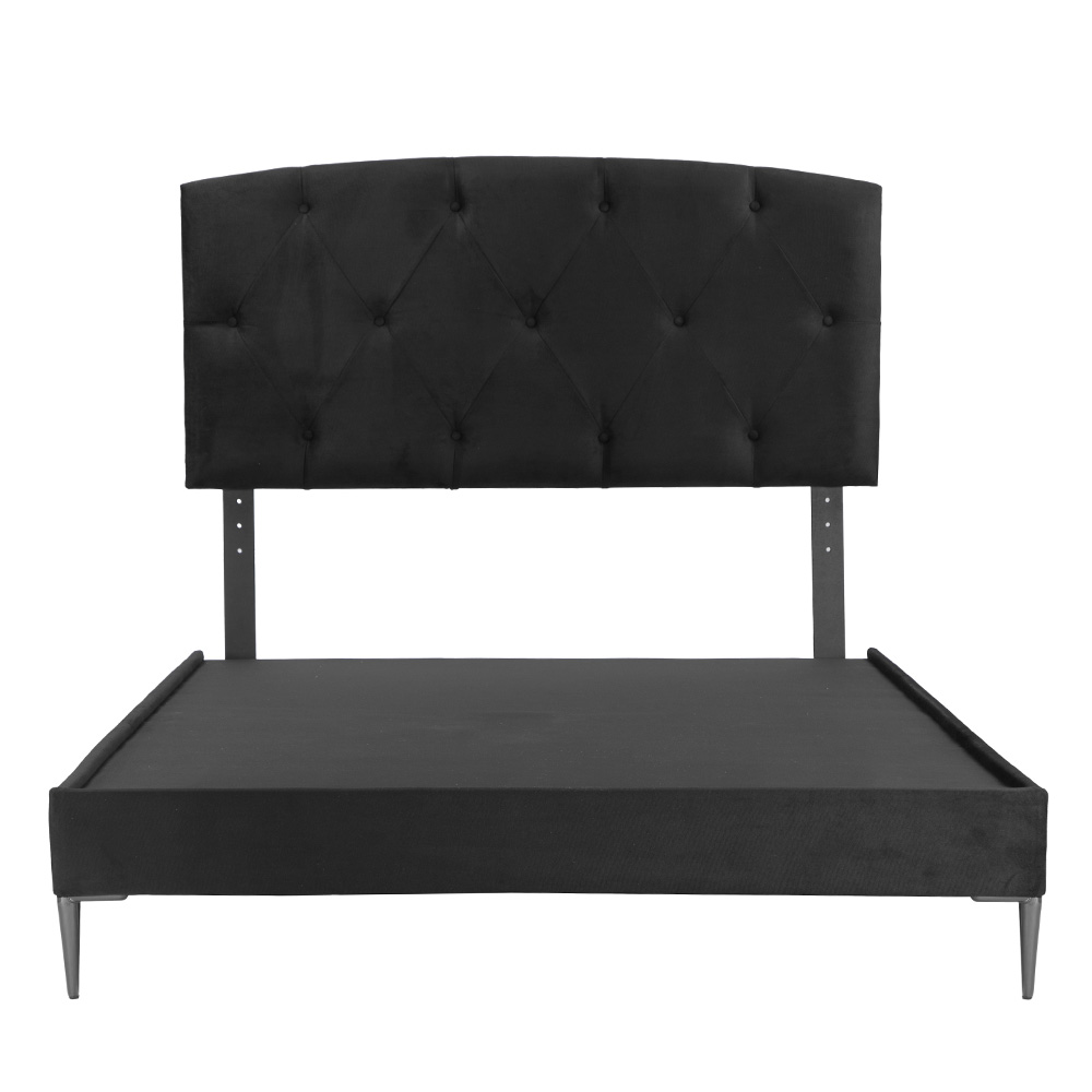 Foto 1 | Cabecera Dicasa Sigma Color Negro Queen Size + Base Cama Slim Dicasa Color Negro Queen Size