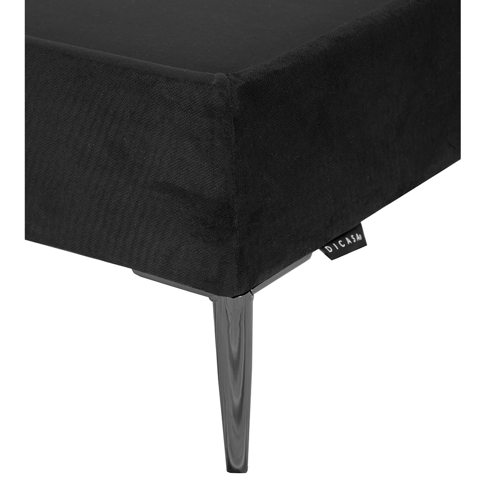 Foto 6 | Cabecera Dicasa Sigma Color Negro Queen Size + Base Cama Slim Dicasa Color Negro Queen Size
