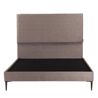 Foto 1 | Cabecera Dicasa Myko Color Gris Oscuro Matrimonial + Base Cama Slim Dicasa Color Gris Oscuro Matrimonial