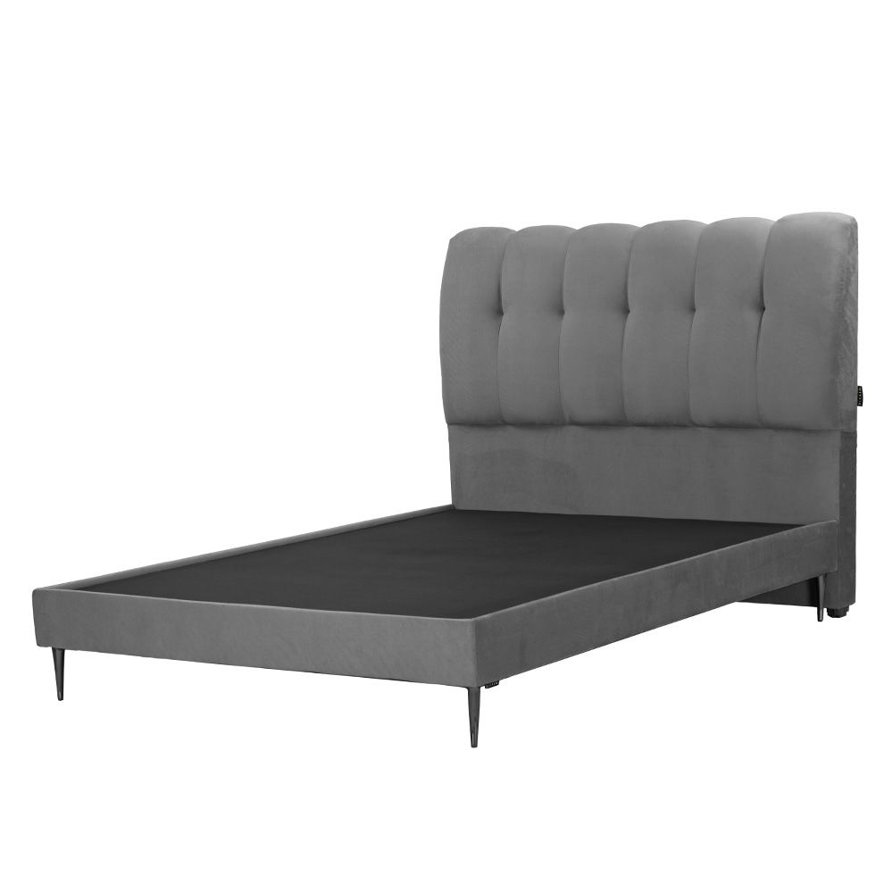 Foto 3 | Cabecera Dicasa Nube Color Gris Matrimonial + Base Cama Slim Dicasa Color Gris Matrimonial